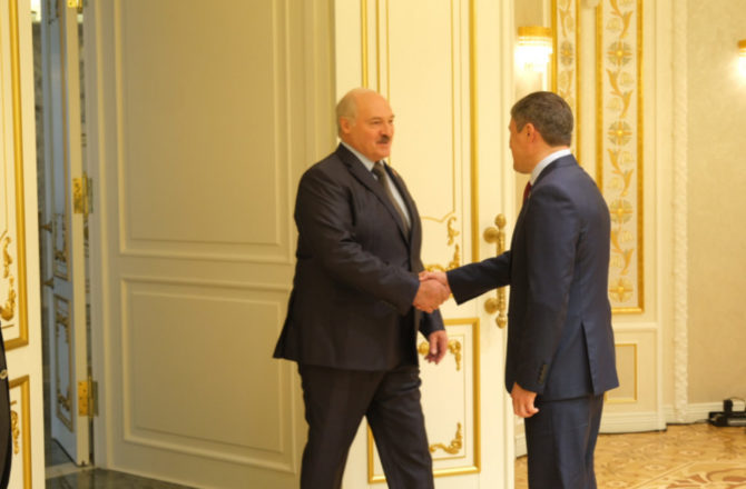 Глава Прикамья Дмитрий Махонин и президент Республики Беларусь Александр Лукашенко провели рабочую встречу
